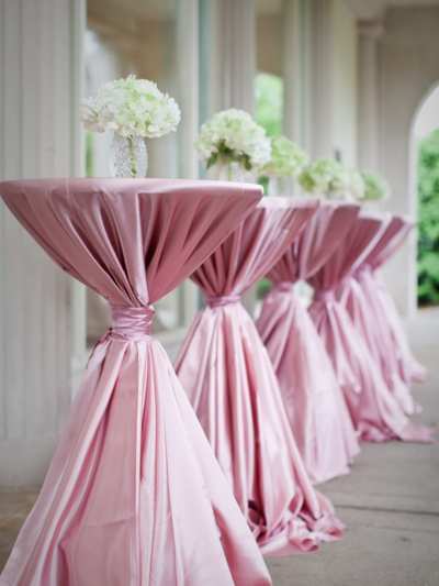 Outdoor Cocktail Reception Centerpieces