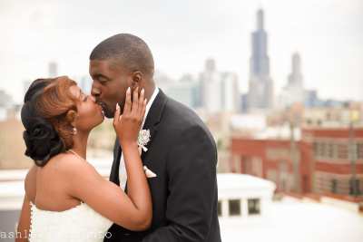 Chicago Wedding Bride and Groom