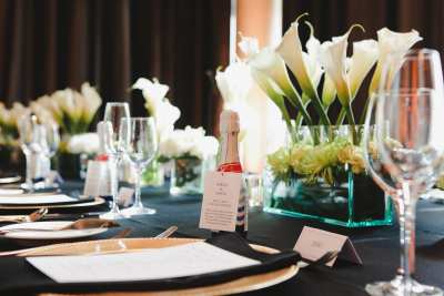 Art Deco Wedding Reception Decor